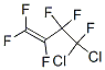 4,4-ジクロロ-1,1,2,3,3,4-ヘキサフルオロ-1-ブテン 化学構造式