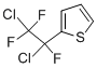 2-(1,2-ジクロロ-1,2,2-トリフルオロエチル)チオフェン 化学構造式