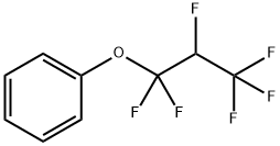 1,1,2,3,3,3-ヘキサフルオロプロポキシベンゼン 化学構造式