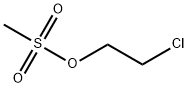 メタンスルホン酸2-クロロエチル 化学構造式