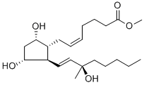 15(R)-15-METHYL PROSTAGLANDIN F2ALPHA METHYL ESTER Structure