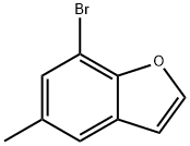 7-BROMO-5-METHYLBENZOFURAN Struktur