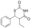 5-Ethyl-5,6-dihydro-6-phenyl-2H-1,3-thiazine-2,4(3H)-dione Struktur