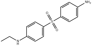 N-Ethyl[4,4'-sulfonylbis(benzenamine)] Struktur