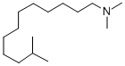 N,N-ジメチルイソトリデカンアミン 化学構造式