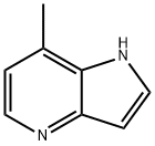 7-甲基-4-氮杂吲哚 结构式
