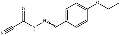 Acetonitrile, [[(4-ethoxyphenyl)methylene]hydrazino]oxo- (9CI) Struktur