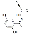 Acetonitrile, [[1-(2,5-dihydroxyphenyl)ethylidene]hydrazino]oxo- (9CI) Struktur