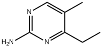 4-エチル-5-メチル-2-ピリミジンアミン 化学構造式