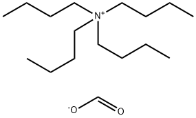 甲酸四丁基铵, 35733-58-5, 结构式