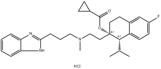 NNC 55-0396 dihydrochloride, 357400-13-6, 结构式