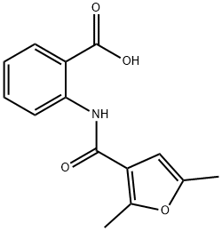2-[(2,5-DIMETHYL-FURAN-3-CARBONYL)-AMINO]-BENZOIC ACID Struktur