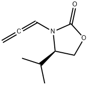 2-Oxazolidinone,4-(1-methylethyl)-3-(1,2-propadienyl)-,(4R)-(9CI) Structure