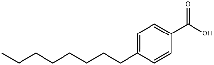 对正辛基苯甲酸, 3575-31-3, 结构式