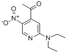 1-[2-(DIETHYLAMINO)-5-NITRO-4-PYRIDINYL]-ETHANONE Structure