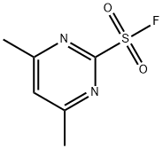 4,6-DIMETHYL-PYRIMIDINE-2-SULFONYL FLUORIDE Struktur
