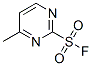 4-METHYL-PYRIMIDINE-2-SULFONYL FLUORIDE Struktur