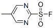 5-METHYL-PYRIMIDINE-2-SULFONYL FLUORIDE 化学構造式