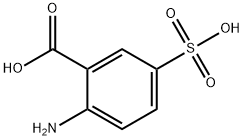 2-アミノ-5-スルホ安息香酸 化学構造式