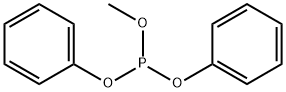 メチルジフェニルホスファイト 化学構造式