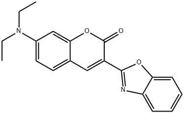 3-(benzoxazol-2-yl)-7-(diethylamino)-2-benzopyrone         Structure