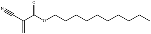decyl 2-cyanoacrylate Structure