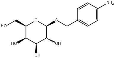 1-(4-AMINOBENZYLTHIO)-BETA-D GALACTOPYRANOSE Struktur
