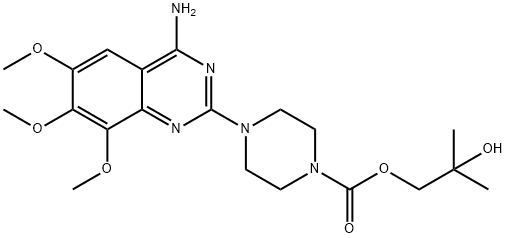 トリマゾシン 化学構造式