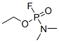 N,N-ジメチルアミドフルオリドりん酸エチル 化学構造式