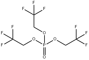 りん酸トリス(2,2,2-トリフルオロエチル) 化学構造式
