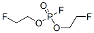Fluoridophosphoric acid O,O-di(2-fluoroethyl) ester Struktur