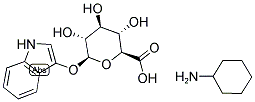 3-Indoxyl-beta-D-glucuronic acid cyclohexylammonium salt Structure