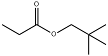 Propionic acid 2,2-dimethylpropyl ester Struktur