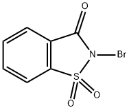 N-ブロモサッカリン 化学構造式