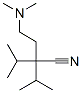 4-(Dimethylamino)-2,2-diisopropylbutyronitrile Structure