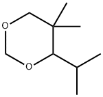 4-isopropyl-5,5-dimethyl-1,3-dioxane Struktur