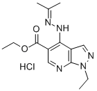 ETAZOLATE HYDROCHLORIDE, 35838-58-5, 结构式