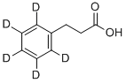 3-苯丙酸-D5,35845-62-6,结构式