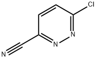 6-Chloro-3-pyridazinecarbonitrile Struktur