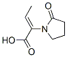 1-Pyrrolidineaceticacid,alpha-ethylidene-2-oxo-,(alphaZ)-(9CI) Structure
