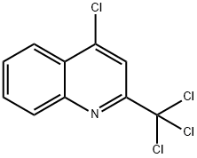 4-氯-2-三氯甲基喹啉,35871-17-1,结构式