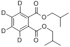 DI-ISO-BUTYL PHTHALATE-3,4,5,6-D4 Structure