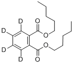 邻苯二甲酸正戊酯-D4, 358730-89-9, 结构式