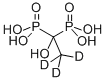 エチドロン酸-D3二ナトリウム(メチル-D3) 化学構造式
