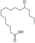 HEXADECANOIC-12-D1 ACID Structure