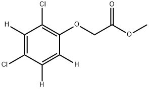 (4,6-6-二氯苯氧基-2,3,5-d3)-乙酸甲酯, 358731-20-1, 结构式