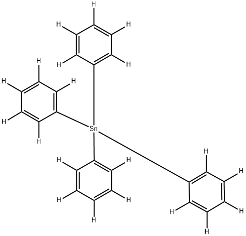 テトラフェニルすず-D20 化学構造式