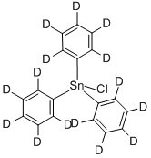 塩化トリフェニルすず‐D15 化学構造式