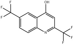 2,6-BIS(TRIFLUOROMETHYL)-4-HYDROXYQUINOLINE Structure