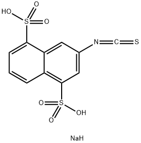 3-ISOTHIOCYANO-1,5-NAPHTHALENE DISULFONIC ACID DISODIUM SALT Structure